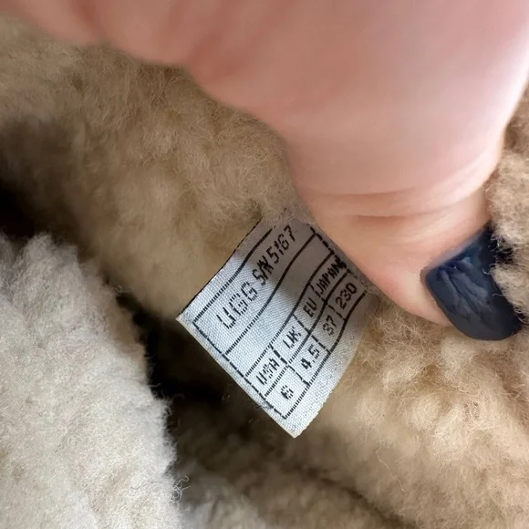 UGG Australia Upside Brown Leather Tall Winter Lace Boots Women’s Size 6 - Picture 8 of 10